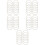 50Packs Replacement Guitar Strings Nylon Core White Acoustic Folk 6