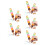 10Ensembles Marqueurs Empilables Plastique Assortis En Forme De Glace 7