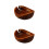 2St Wol Kom Bootvorm Bruin Brei & Haak Opslaghouder 9