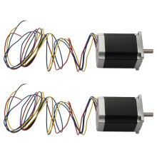 2X Nema 23 Cnc Stepper Motor 57X82mm 3A 2.2N.M D= 8mm 315Oz-in Nema23 Cnc Router Engraving Milling Machine 3D Printer
