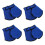 4Paires Natation Nylon Ajustables Protection Mains Multicolores 3