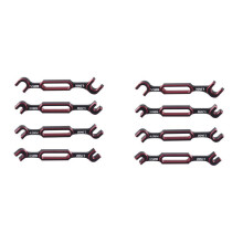 8Pcs Clé 3/3.2/3.5/3.7/4/5/5.5/6mm Turnbuckle Nut End Joint Remover Universal Tool pour RC Car Drone Boat,2