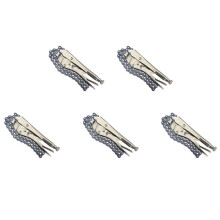 5pcs 10 Inch Chain Vise Clamp Plier Locking Grip Wrench Oil Filter Pipe 16.5 Inch Chain Length
