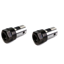 2X ER16 Spannzangenfutter Motorschaft Spindel Verlaengerungsstange Halter 8 MM CNC Fraesen