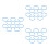 30St Professionele Blauwe Rubber Microfoon Ring Voor Microfoons 11