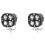 2pcs 3 Polegadas 40W LED Light Pods LED Work Light Bar para Carro Motocicleta CaminhãO Offroad SUV ATV  4WD Acessórios para Carro 1