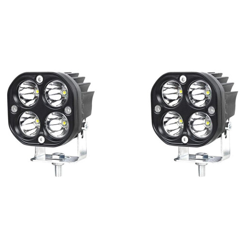 2pcs 3 Polegadas 40W LED Light Pods LED Work Light Bar para Carro Motocicleta CaminhãO Offroad SUV ATV  4WD Acessórios para Carro