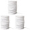 3St Elastisch Voor Masker Wit Vervanging Praktisch Comfortabel 3