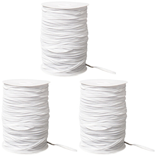 3St Elastisch Voor Masker Wit Vervanging Praktisch Comfortabel 2