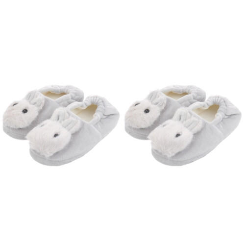 2Paren Huislaarzen Grijs , Antislip En 2
