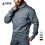 (Caramel color, S) Men's Plus Size Hooded Pullover Sweatshirt with Patch Pockets 2