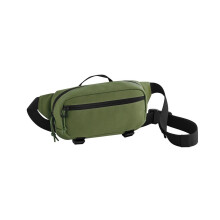 (One Size, Moss Green) Bagbase Ramble Recycled Polyester Waist Bag