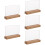 5Pièces Porte-Menu Transparent Pour Affichage Commercial 10