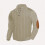 (Caramel color, L) Trendy Jacquard Button-Down Embroidered Sweatshirt 2