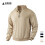 (White, XXXL) Retro-Patchwork-Jacquard-Pullover mit Reißverschluss, schweres Strick-Sweatshirt 2