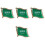 4St Stijlvolle Groene Saudi Broche En Accessoires 4