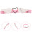 2Pièces Bandes De Jambe Rose PU Ajustables Accessoires Costume 10