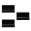 3Pièces Harmonica Noir 10 Trous, Sleek, Cadeau Pour Débutants 6