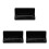 3Pièces Harmonica Noir 10 Trous, Sleek, Cadeau Pour Débutants 7