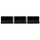 3Pièces Harmonica Noir 10 Trous, Sleek, Cadeau Pour Débutants 9