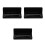 3Pièces Harmonica Noir 10 Trous, Sleek, Cadeau Pour Débutants 11