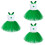 3Pièces Jupe Tulle Party Douce Multi Couleurs Décor Unique 6