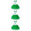 3Pièces Jupe Tulle Party Douce Multi Couleurs Décor Unique 7