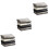 12Pièces Serviettes En Coton Six Couches Pour Bain Et 6
