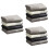 12Pièces Serviettes En Coton Six Couches Pour Bain Et 7