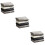 12Pièces Serviettes En Coton Six Couches Pour Bain Et 9