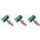 3Pièces Rouleaux Décoratifs Vert Motifs 3