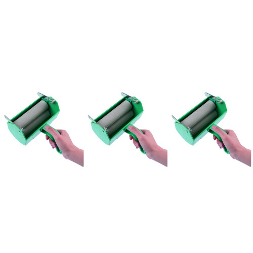 3Pièces Rouleaux Décoratifs Vert Motifs 2
