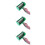 3Pièces Rouleaux Décoratifs Vert Motifs 7