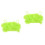 2Pièces Camisole Crop Vert Fluffy Femme Pour 5