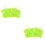 2Pièces Camisole Crop Vert Fluffy Femme Pour 7