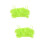 2Pièces Camisole Crop Vert Fluffy Femme Pour 8
