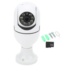 Smart Home Security Camera With2K Resolution Full Color Night Vision360Degree Coverage Motion Alert Two Way Audio And Alarm Wireless Easy Setup