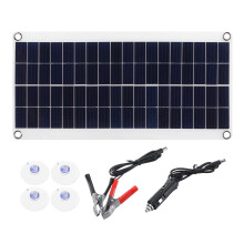 Sturdy Solar Battery Maintainer12Volt20W Solar Panel Trickle Charger With Smart Controller Durable Aluminum Frame Weather Resistant Outdoor Use