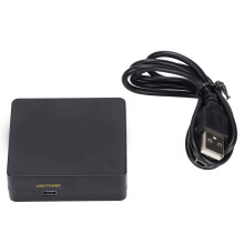 HDMI to RCA Converter1080P, Compact Design Supports USB Charging Low Power Consumption High Resolution1920x1080@60Hz Fully Compatible With HDMI