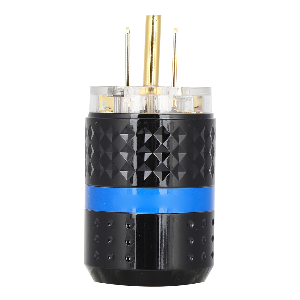 Secure Connectivity Power Connector Pure Copper Plated Premium Conductivity More Durable Helps Eliminate Interference For Studio Monitors And Gold 9357860224710