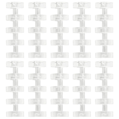 80Pièces Classeurs Créatifs Transparents Cinq Trous Pour Scrapbook 1