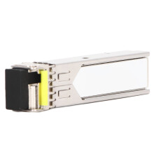 SFP adó-vevő modul, 1310 nm-es egymódusú száloptikás LC csatlakozó, 20 km távolság, digitális diagnosztika, monitorozás, plug and play