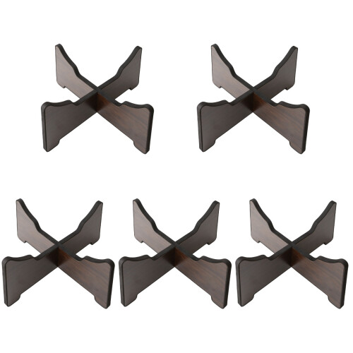 5Pièces Support Bois Pour Tongue Drum Stable Et Portable 1