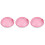 3Pièces Boîte À Dentier Rose Rotative Durable Pour Rangement 4