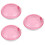 3Pièces Boîte À Dentier Rose Rotative Durable Pour Rangement 7