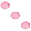 3Pièces Boîte À Dentier Rose Rotative Durable Pour Rangement 9