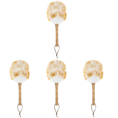 4Pièces Brosse Blanche Bois Nettoyage Clavier Instrument Performance 1