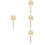 4Pièces Brosse Blanche Bois Nettoyage Clavier Instrument Performance 5