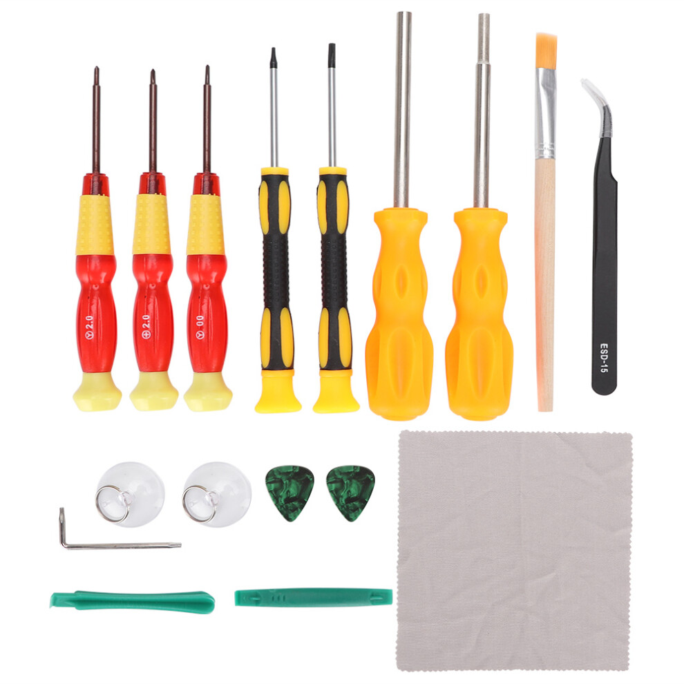 Joy Con Controller Repair Kit With Precision Screwdriver Set Triwing Screws Pry Tools Suction Cup And Tweezers For Nintendo Switch Maintenance 9432746140534