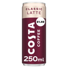Costa Coffee Classic Coffee 250ml (Pack of 12)